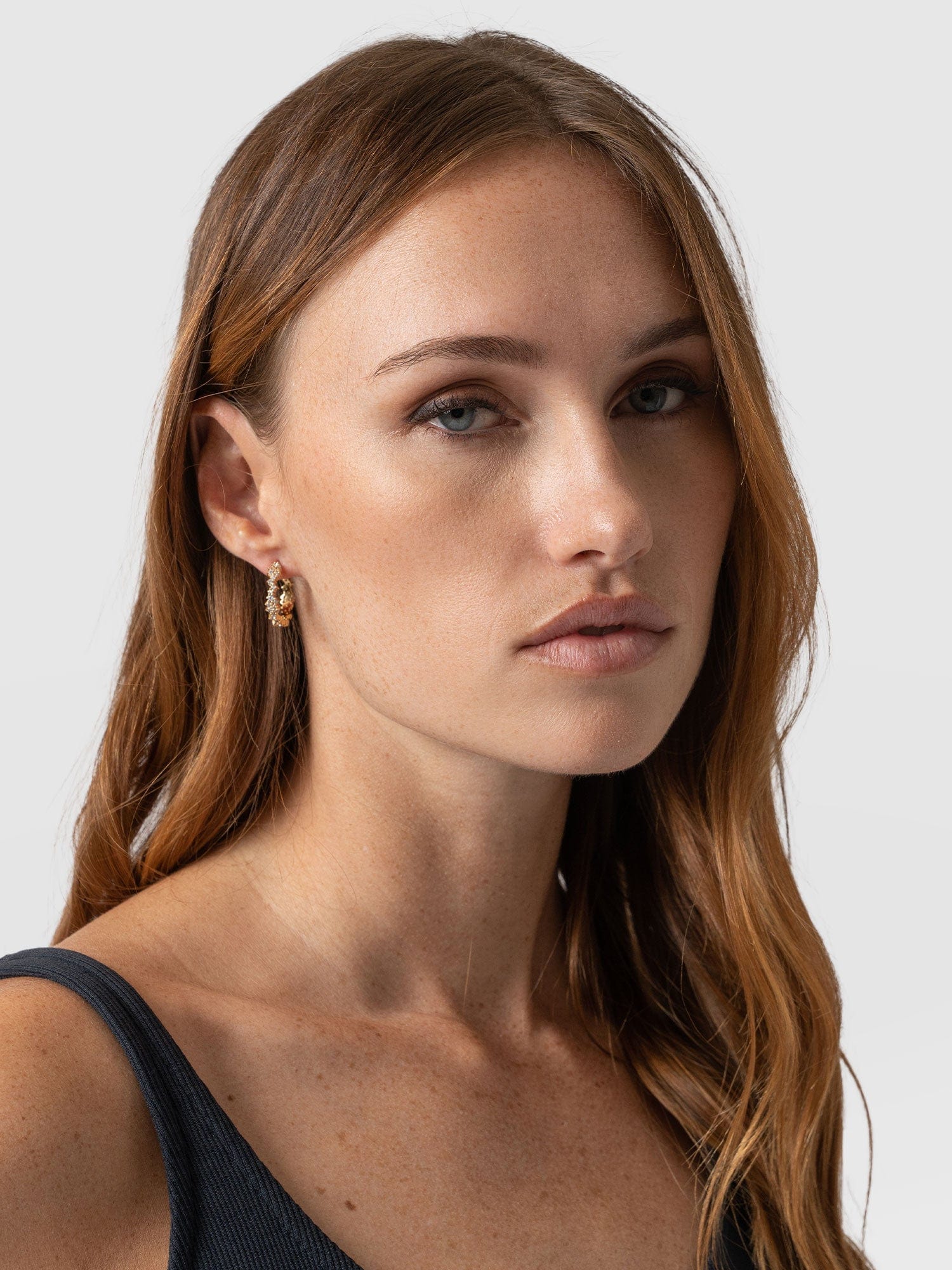 Constellation Cluster Hoop Earrings Gold - Women's Jewellery | Saint + Sofia® USA
